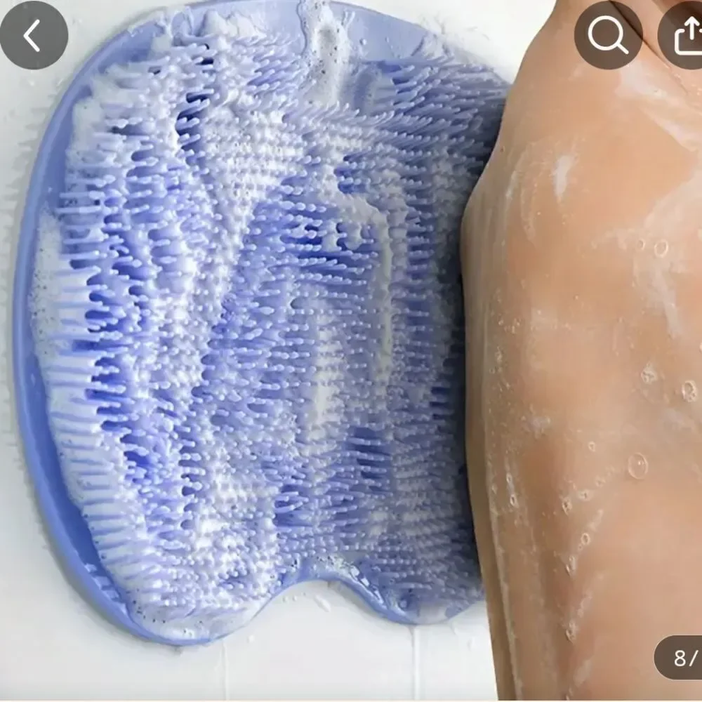 Nonslip body exfoliating scrubber